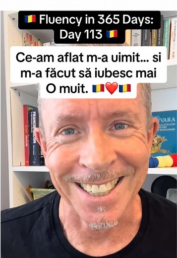 🇷🇴Day 113 of 365: Ce-am aflat m-a uimit… și m-a făcut să iubesc mai mult. ❤️🇷🇴 DESPRE ACEASTĂ PROVOCARE LINGVISTICĂ… 🎯 365 de zile până la fluență Mi-am lansat o provocare: să învăț româna în 365 de zile 🇦🇺➡️🇷🇴. Fără cursuri, fără lecții, fără trucuri—doar imersiune reală în viața de zi cu zi, progres zilnic și multe încercări și greșeli. 😅 Nu este un curs de limbi străine—este călătoria mea reală de a învăța română 🤠 Mă împiedic prin „conversații” și situații, și împărtășesc experien