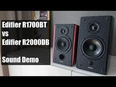 Edifier R1700BT vs Edifier R2000DB || Sound Demo
