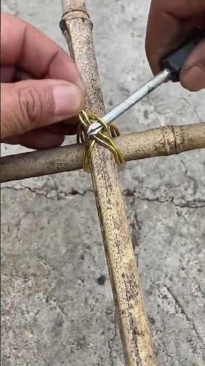 "Master the Art of Bamboo Frame Iron Wire Fixing: Ultimate DIY Guide!"