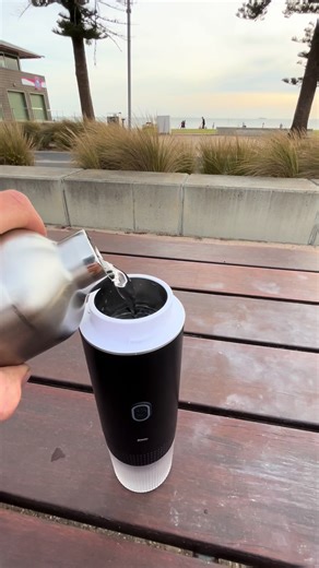 Máquina de espresso portátil para aventuras