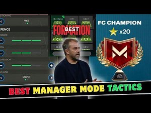 🔥FC MOBILE 26 UNSTOPPABLE NEW MANAGER MODE TACTICS 💥 REACH 20 STARS FAST! | BEST Formation