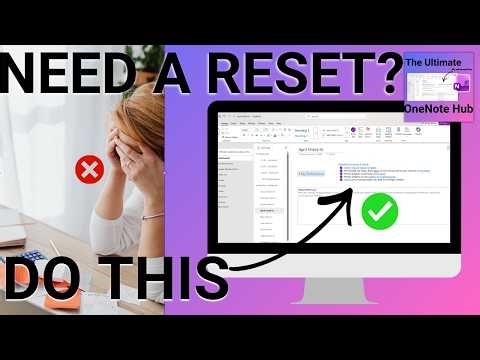 How to Do a Monthly Check-In in OneNote (Get Back on Track at Work) | Ultimate OneNote Hub Tutorial
