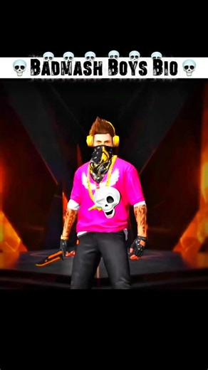 BADMOSH LADKO KA BIO ☠️🥷🏻📈 PART 2 FREE FIRE WAIT FOR END #SHORT #TRENDINGFEED #FREEFIREMAX
