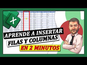 ⭐️Cómo INSERTAR y ELIMINAR FILAS y COLUMNAS en EXCEL 🔴Trucos Curso de Excel para Principiantes