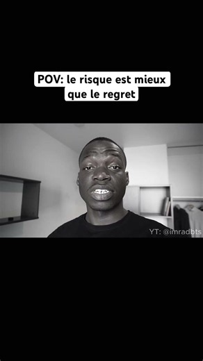 Le risque est mieux que le regret #finance #motivation #bourse #perseverance