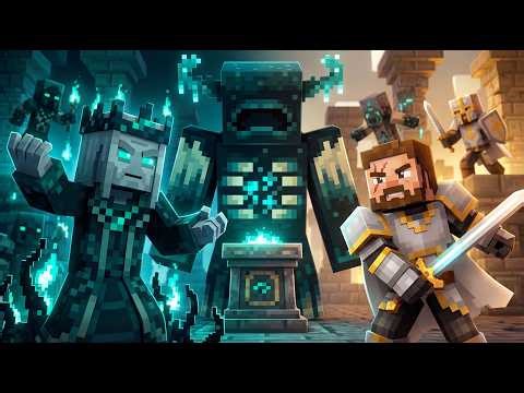 Holy Knights vs Warden Cult | Minecraft Mob Battle Animation | Full Movie
