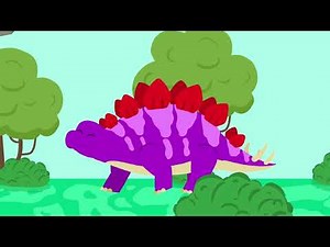 Stegosaurus Dinosaur Song for Kids! 🦕 | Fun & Educational Dino Song