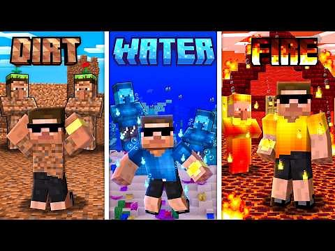 I Joined Elemental Villager Civilization in Minecraft..