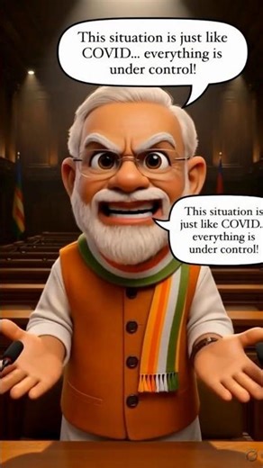 Breaking News: Logic Left the Chat 😂 | Modi vs Opposition (Animation) #modi #rahulgandhi