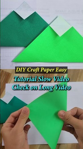 Origami Mountain Easy Step by Step