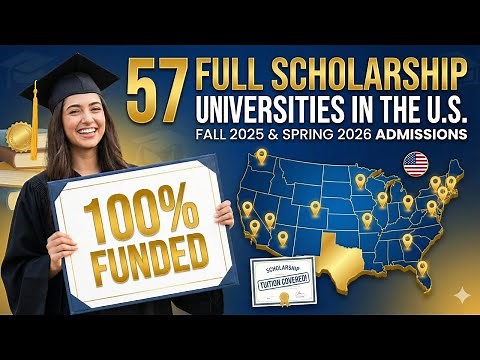 Top 57 Full Scholarships in the U.S. for International Students!