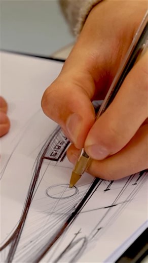 Transportation Design on Instagram: "TD PF x Tebis AG. The analog part of the process - from sketching ideas to shaping clay. #transportationdesign #spacedesign"
