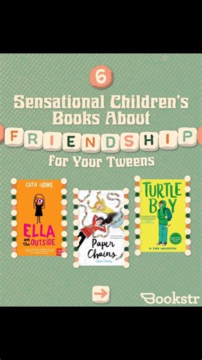 Making friends is so important for all kids.👭It helps them grow, develop personalities, and feel more confident!😃 The best way to learn about inclusive kinds of friendship is to see them and read about them. 🌈 Check out this article for six wonderful children’s book recs about how to handle friendship. 📚 https://bit.ly/4na246K [🎨Graphics by Esperanza Ortega-Maunu | Research & 🖊️ Article by Brooke Deyes] #FriendshipWeek #ChildrensBooks | Bookstr
