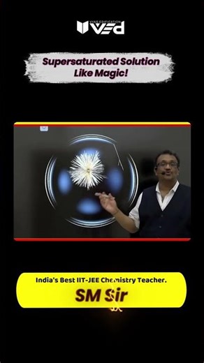 Supersaturated Solution Like Magic 😱 | Visual Chemistry by Shishir Mittal #shorts #viral