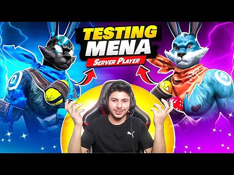 Testing Mena Server Player First Time 🥵 || Abnormal Player 😨 ? - Garena Free Fire