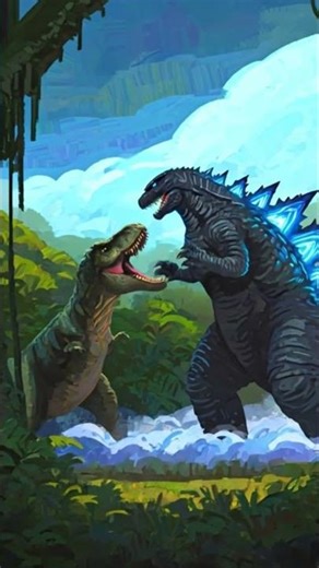 Godzilla VS T-rex