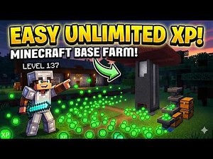 The BEST Minecraft XP Farm: Build a Fast & Easy Mob Grinder for Infinite Levels!