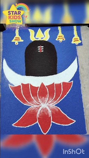 Beautiful Rangoli Design 🌸 | Festival Vibes | Creative Art by Kids | #Shorts