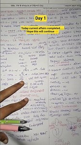 current affairs note making in telugu 🤝💥