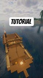Starter BOAT House EASY Tutorial in Minecraft