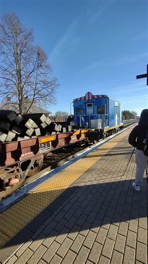 Metra MOW truck with Milwaukee Road caboose #railtrack #railroad #railway