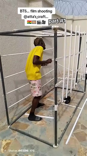 BTS... film shooting @atta's_craft... 🇬🇭🎞️🎬🎥 #fypシ #viraltiktok #foryou