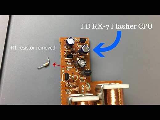 FD RX 7 Flasher Mod Adjust LED Turn Signal Flash Speed