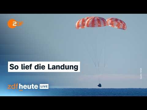 Artemis 2 crew lands: How the journey to the moon continues – with Maurer & Gerst | ZDFheute live