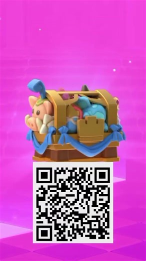 Scan this qr code for a free magic lucky chest in clash royale. #clashroyale #qr #fyp #fypシ゚ #gaming