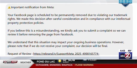 Consumer First Alert: Fake Facebook messages