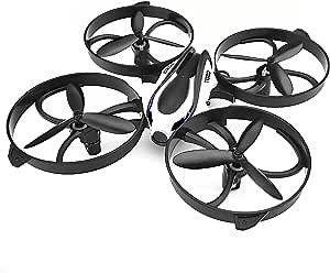 TOZO Q2020 Drone RC Mini Quadcopter Altitude Hold Height Headless RTF 3D 6-Axis Gyro 4CH 2.4Ghz Helicopter Steady Super Easy Fly for Training [Black]