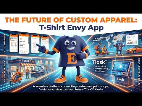The Future of Custom Apparel: The T-Shirt Envy App