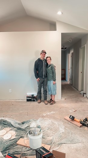 Hannah's Happy Home on Instagram: "Stay Tuned to see this house Transform!! In today’s YouTube I shared a ‘before’ house tour of our latest project! We are completely renovating this home for my brother-in-law & his soon-to-be wife🏠 I’ll be sharing the whole renovation process on my YouTube channel and here on Instagram🔨 watch today’s YouTube video for more details, and stay tuned to watch us turn this House into a Home! . . . #homerenovation #homereno #homerenovations"