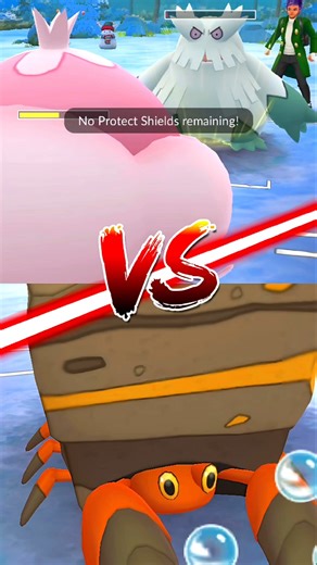 Crustle Destroying Opponent Team 🌟 @pokemonmaster7768 #shorts #pokemongo #pokemon #gbl #pvp