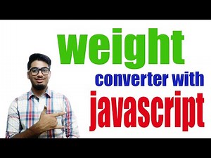 how to make weight converter by javascript (pound to kg)