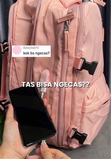 Tas Ajaib Ransel yang Bisa Ngecas