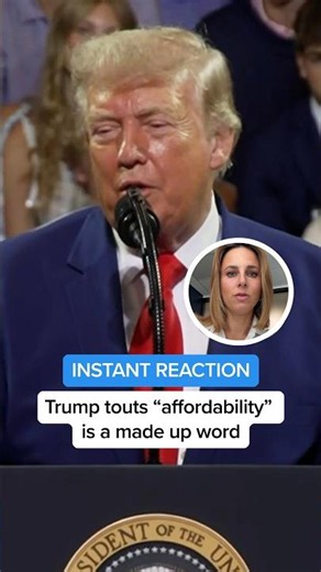 INSTANT REACTION: Trump touts 'affordability' is a made up word