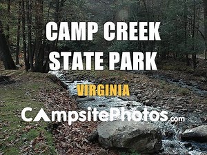 Camp Creek State Park, West Virginia Campsite Photos