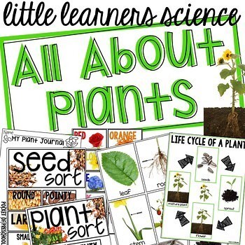 All About Plants - Science for Little Learners (preschool, pre-k, & kinder)