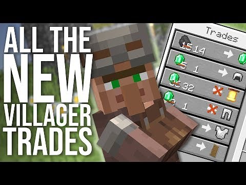 Every New 1.14 Villager Trade (and new trading system EXPLAINED)