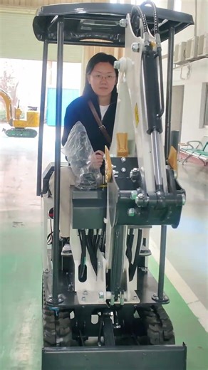 Mini Excavator Test Drive Easy Operation Compact Power | JRD Jining