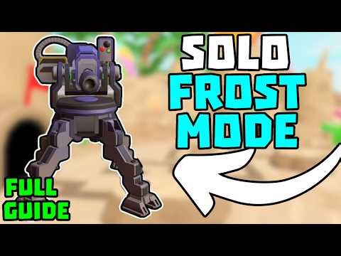 SOLO Frost Mode Triumph with Turret + Full Guide | TDS Tower Defense Simulator