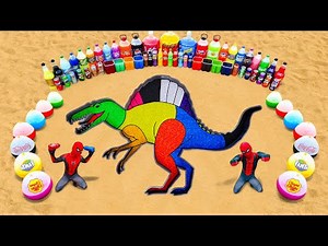 Giant Toothpaste Eruption from Dinosaur hole, 7up, Fanta, Experiment Coca Cola and Mentos vs Sodas