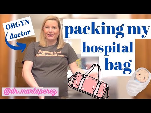 Packing my hospital bag for labor and delivery! OBGYN doctor prepares for second baby