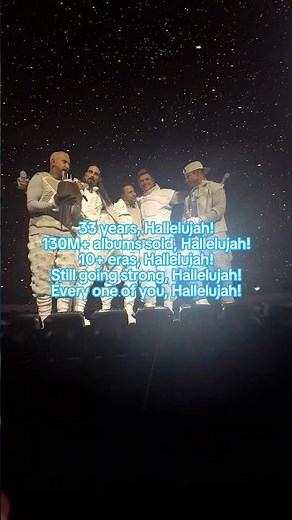 Keeping the Backstreet pride alive, Hallelujah! 🙏