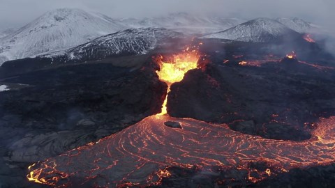 Reykjanes from Above: Drone Captures Iceland's Volcanic Majesty - Worldwide
