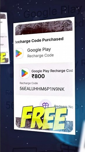 Free Redeem Code 800 | Google Play Store Redeem Code | How to Get Free Redeem Codes 2026 #redeemcode