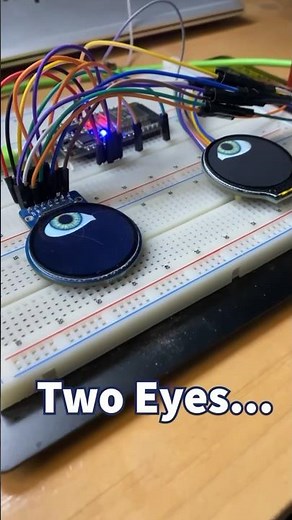 Unleashing Dual-Eye Magic: ESP32 Meets Round TFT Displays