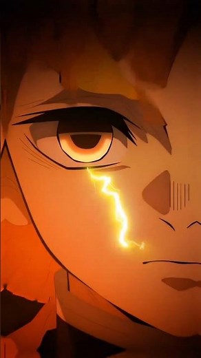 ⚡ Zenitsu Aura Falling Scene | Infinity Castle Epic Edit | Demon Slayer #anime #shorts