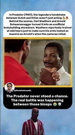 The Real Fight Was Arnold vs. Carl’s Biceps 💪🔥 | Predator (1987)